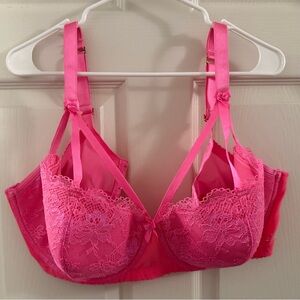 Hot Pink Savage X Fenty Women's Bra size 40 H